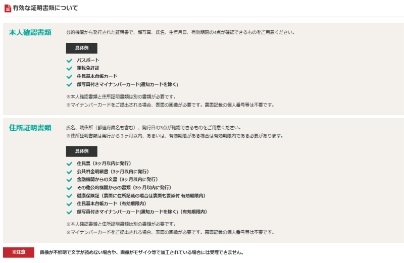 必要書類